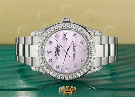 rolex pink pearl